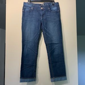 Express jean capris, size 6